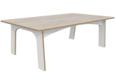 Keukenhof  peuter tafel L150 x B80 x H48 cm Wit Tangara Groothandel voor Kinderopvang inrichtingen